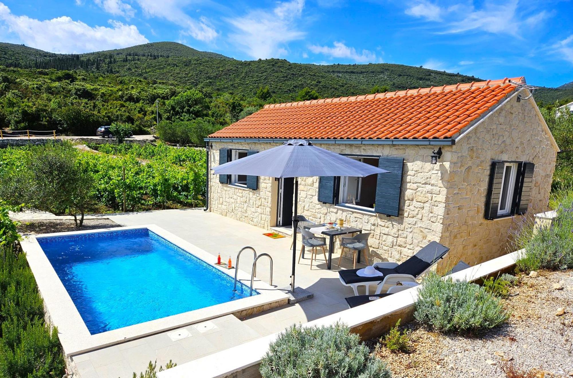 Stone House In Vineyard
